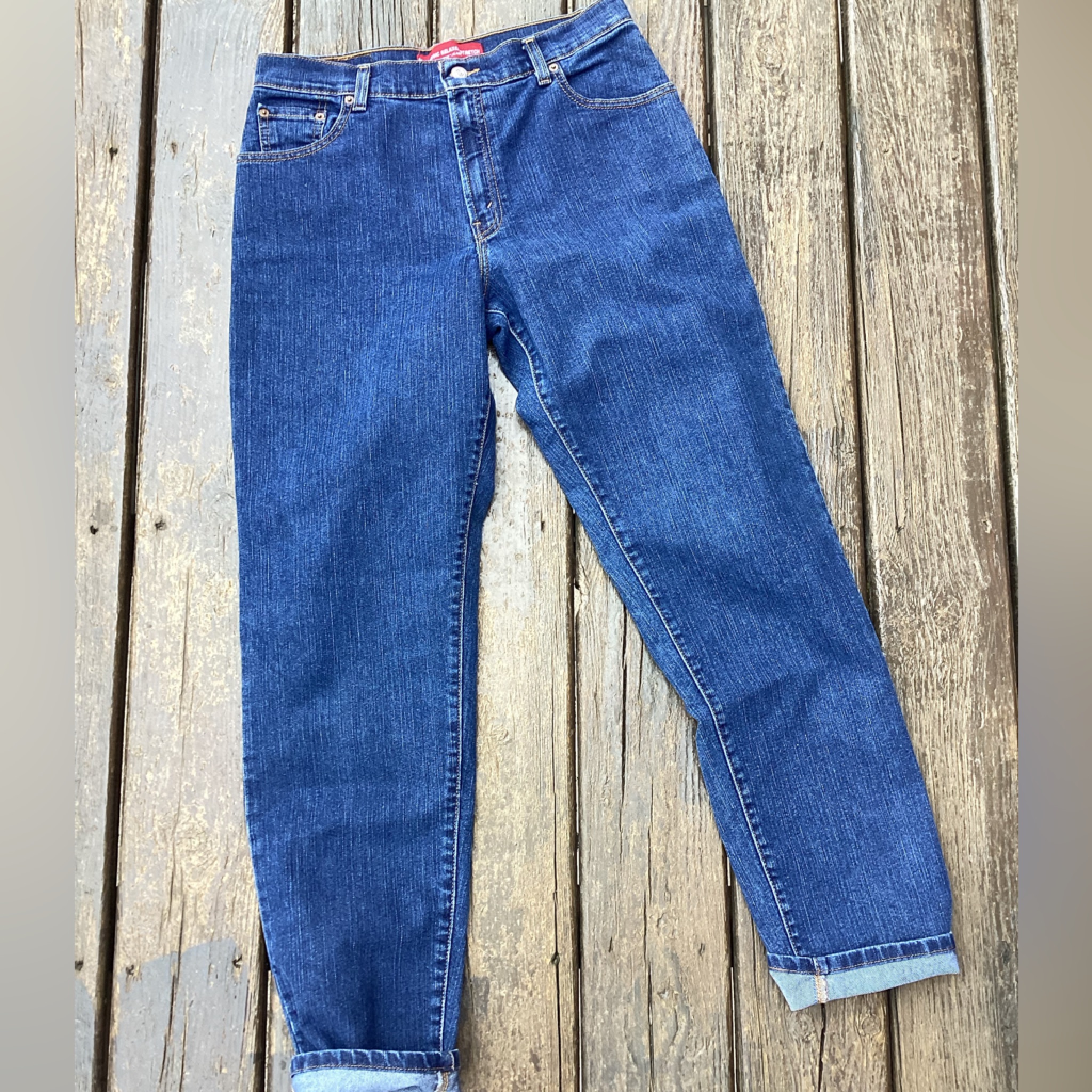 Levi's 550 Classic Relaxed Stretch Leg Sz 12 Long Eplc